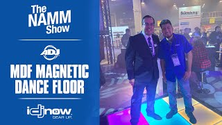 FIRST LOOK - ADJ MDF Magnetic Dance Floor (robust, lightweight and portable) | NAMM 2020 with IDJNOW