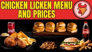 Chicken Licken Menu and Prices 2024 | Wings, Burger, Special Menu, Hotwings, Chicken Inn, Snacks