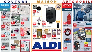 catalogue ALDI du 16 au 22 janvier 2024 💥 Arrivage Automobile 🔴 Couture 🔵 Maison 🟡 - FRANCE 🇫🇷