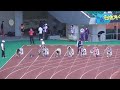 20220417長崎県記録会　一般高校女子100m決勝　島田沙絵選手