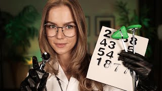 Fast ASMR Medical Doctors RP (Eye Exam, Focus Test, Face Exam \u0026 Hearing Test)