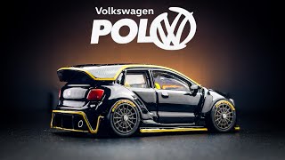 Volkswagen Polo 2 doors with wide BodyKit Tomica Custom