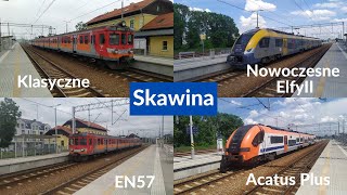 Stare i nowe, czyli pociągi regionalne i aglomeracyjne w Skawinie