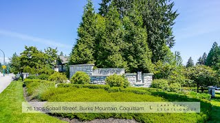 GORGEOUS Burke Mountain Coquitlam Townhome 4K Tour | 76 1305 Soball Street | Lapp Real Estate Group