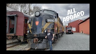 Visiting Trains and Cars of the Stourbridge Line RailRoad