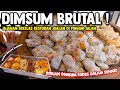 DIMSUM SEKELAS RESTORAN JUALAN DI PINGGIR JALAN !!! Sehari ribuan biji ludes