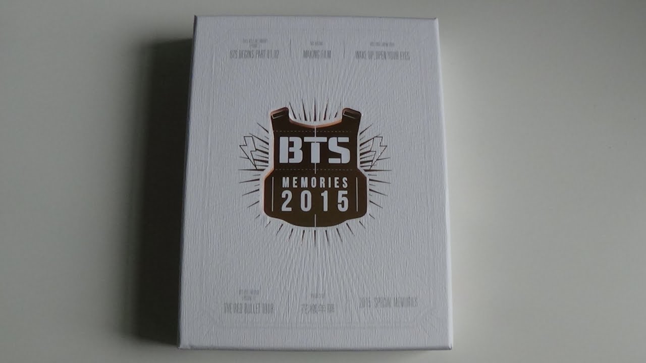 Unboxing BTS (Bangtan Boys) 방탄소년단 Memories Of 2015 DVD - YouTube