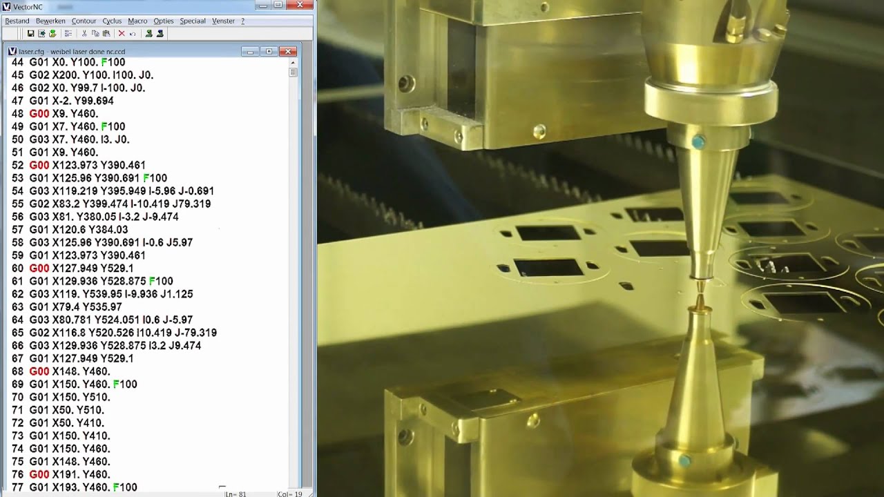 Lasersnijden Met Vectorcam Youtube