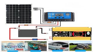 6000W DC 12V To AC 110V/220V Intelligent Screen Solar Power Inverter 18V Review