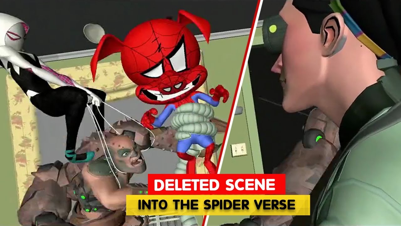 Into The Spider Verse - Deleted Scene - Animation Breakdowns - 3D ...