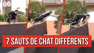 7 techniques de saut de chat différentes (Parkour tutoriel)