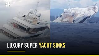 130 Feet Super Yacht Sinks Off The Coast In Italy