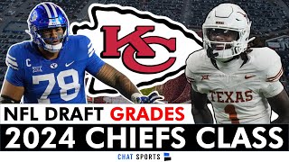 Chiefs Draft Grades: All 7 Rounds From 2024 NFL Draft Ft. Xavier Worthy, Kingsley Suamataia & Trades