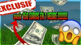 [EXCLU MONDIAL] avoir 150 euros gratuit en 1 heure (NO FAKE)