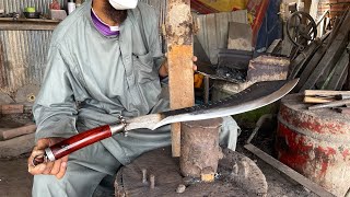 BEAUTIFUL SWORD MADE FROM LEAF SPRING