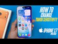 iPhone 17 Pro Max - How To Change Touch Sensitivity