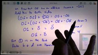 Vector Space Theorems