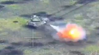 Бой танка Т-72Б3 России с танком Т-72 Украины