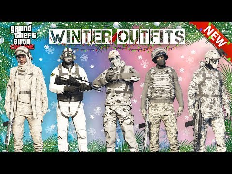 TOP 5 BEST MILITARY WINTER OUTFITS IN GTA ONLINE! TOP 5 BEST MILITARY WINTER OUTFITS IN GTA ONLINE!