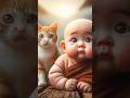 cute little monk with cat #monk #viralvideo #trending #catvideos#shorts