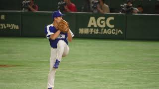 中日ドラゴンズ 藤嶋健人 投球フォーム（スローモーション）