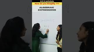🤔How to simplify algebraic expressions??? Algebraic Expressions/Short Tricks #shorts #shortsfeed