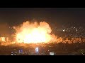 Israel strikes Beirut after Hezbollah fires 250 rockets into Israel