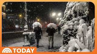 Powerful Blizzard Slams Northeast, Bringing Travel to a Halt