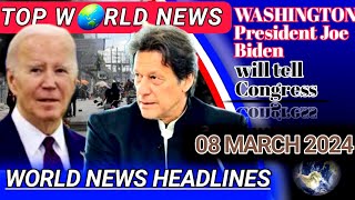 Top World News | 8 March 2024 | The World News Today #newsupdate