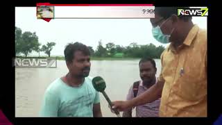 Brahmani Village Of Jagatsinghpur Waterlogged Since Last 4 Days