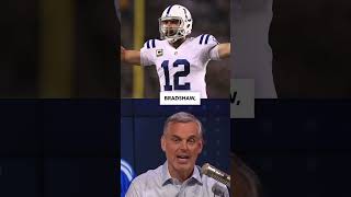 Colin: Andrew Luck is a Hall of Famer 👀 #andrewluck #colts #shorts