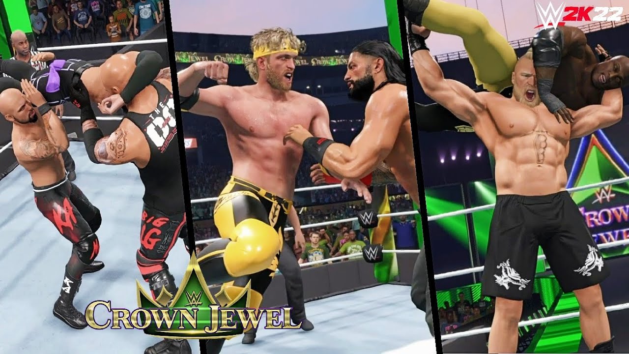 WWE Crown Jewel 2022 Full Show - Prediction Highlights WWE 2K22 (Part 1 ...