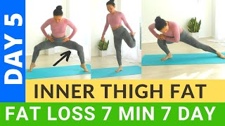 7 Min everyday to have toned slimmer legs - Fat loss weight loss challenge #5