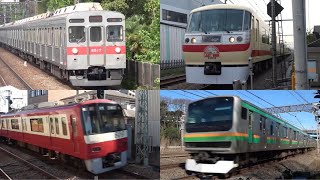 【迫力満点 唸りまくるモーター！】関東の爆音列車 高速通過集