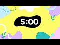 5 Minute Clean Up Countdown Timer