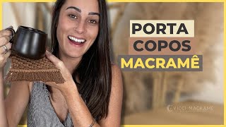 COMO FAZER PORTA COPO DE MACRAME