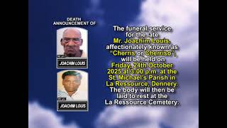 Joachim Louis ~ Short Obituary