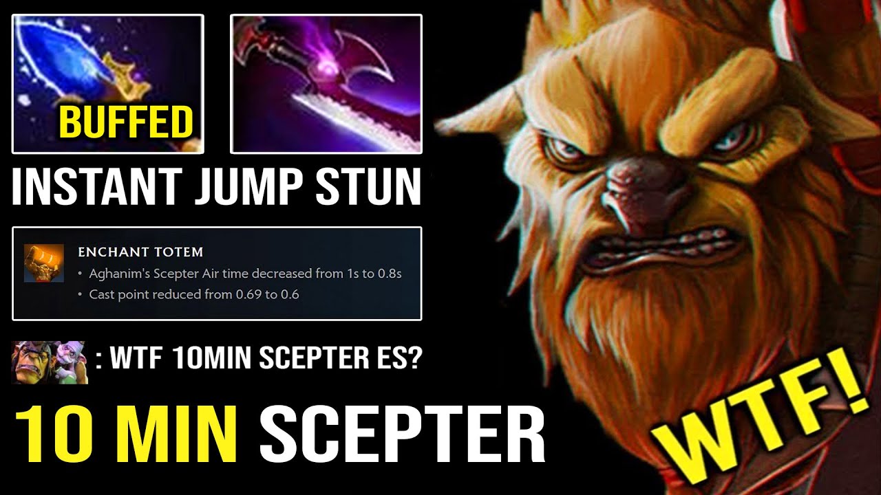 WTF New 7.30c Buffed 10Min Scepter Earthshaker 100% Annoying Stun EZ ...