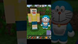 Minecraft Doraemon Mod #shorts  #yt_shorts #minecraft