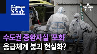 수도권 중환자실 ‘포화’…응급체계 붕괴 현실화? | 토요랭킹쇼 | 뉴스A