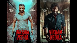 Vikram Vedha Teaser | Hrithik Roshan, Saif Ali Khan | Pushkar & Gayatri | Radhika Apte