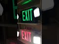 Do emergency Mode On the Exit Signs