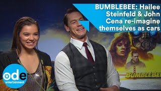 BUMBLEBEE: Hailee Steinfeld & John Cena re-imagine themselves as cars