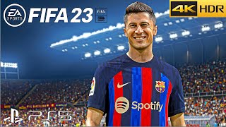 FIFA 23 (PS5) | FC Barcelona Vs Real Madrid | El Clásico | 4K HDR Gameplay