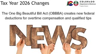 2026 Withholding Tax Year Changes