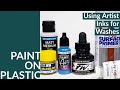 Using Artist Inks for Washes on Scale Models and Miniatures