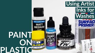 Using Artist Inks for Washes on Scale Models and Miniatures