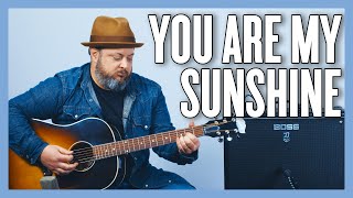 Learn #WithMe - You Are My Sunshine Guitar Lesson + Tutorial - America