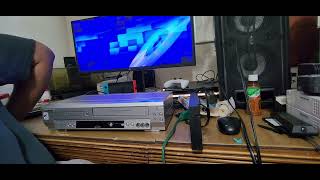 testing Sylvania dvd vhs recorder combo vhs player bad for parts