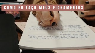 COMO FAZER FICHAMENTOS PARA FACULDADE?